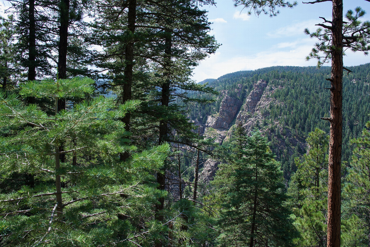 Looking West towards the other side of the canyon