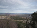 #7: View back toward Disappointment Valley while driving toward confluence on CR Q1