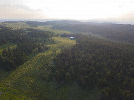 #11: View West, from 120m above the point