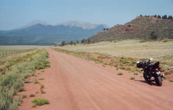 Road leading into Pike National Forest