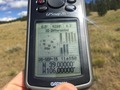 #8: GPS reading at the confluence point.