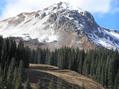 #2: Looking north from the confluence at the Elk Mountains.