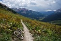 #9: Mountain biking on the famed “401 Trail”, which passes just 0.4 mile west of the point