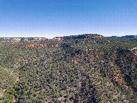 #10: View East, from 120m above the point