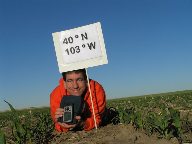 Joseph Kerski conducts "grounded" studies at 40 North 103 West.