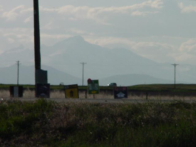 Longs Peak in Rocky Mountain National Park.