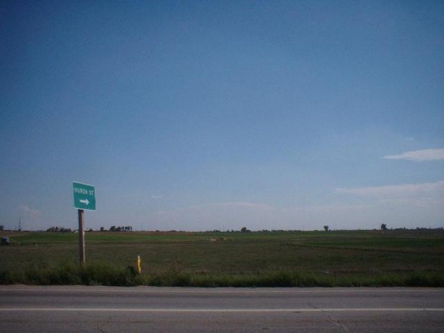 View to the south from the confluence