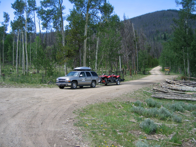 Transportation mode as we came down the hill