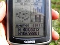 #6: GPS reading near the confluence.