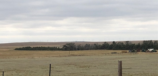 Looking down on the confluence from the road to Panorama Point, the highest point in Nebraska.