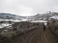 #9: The muck almost back to the car on FR551 facing southwest