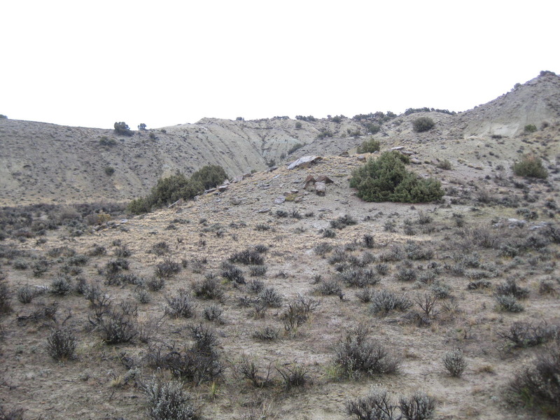 View of the confluence looking northeast