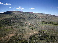 #8: View North (into Wyoming), from 120m above the point