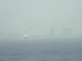 #1: Fort Lauderdale skyline through the rain