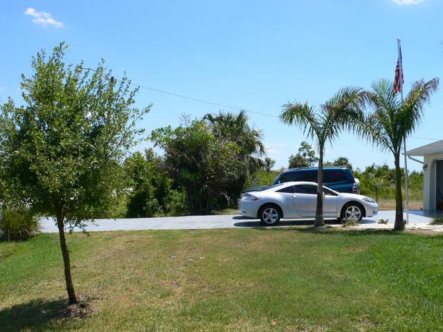 Looking South from the CP Owner's car in driveway