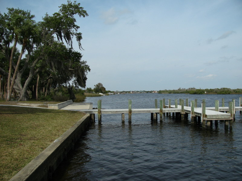 View from the dock