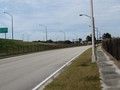 #2: View to the west along the frontage road.