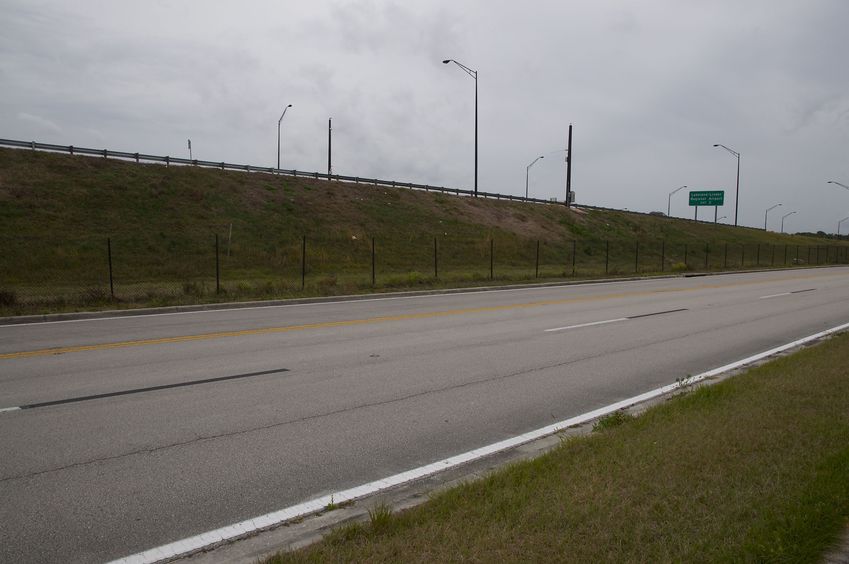 View West (of the onramp)