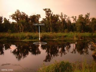 #1: Looking north to the confluence.