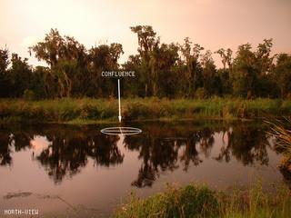 #1: Looking north to the confluence.