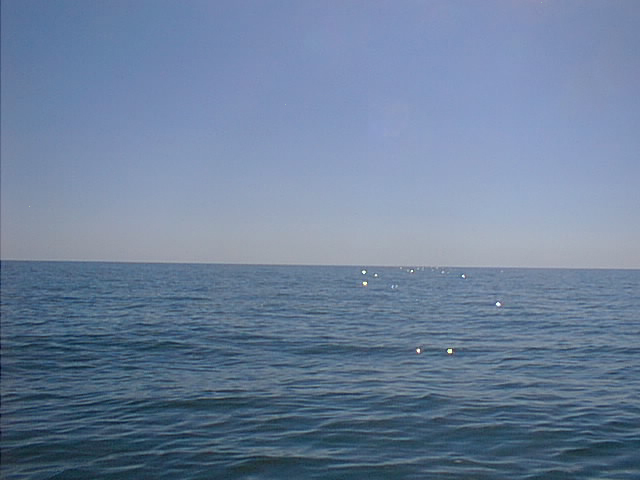 view south (gulf of mexico) no land above sea level