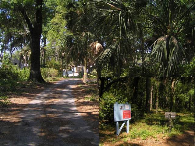 The way towards the property closest to the Confluence