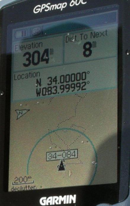 GPS screen