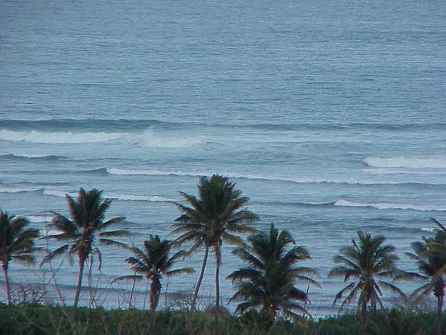 Looking east toward the confluence from Kahului Harbor.