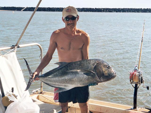 The Ulua That Didn't Get Away (in the hands of Ken Sakai)