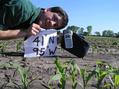 #2: Joseph Kerski, Geographer, at the confluence site and his first in Iowa.