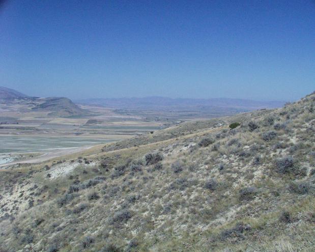 looking north into southern Idaho