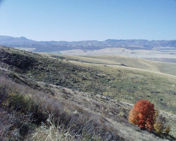 looking west into northern Utah