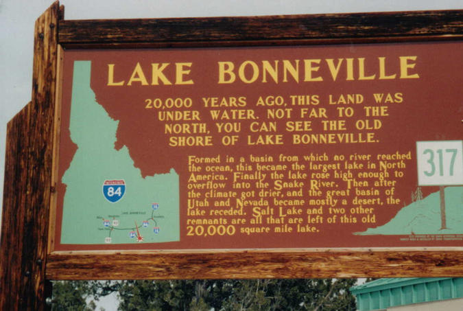 All about Lake Bonneville