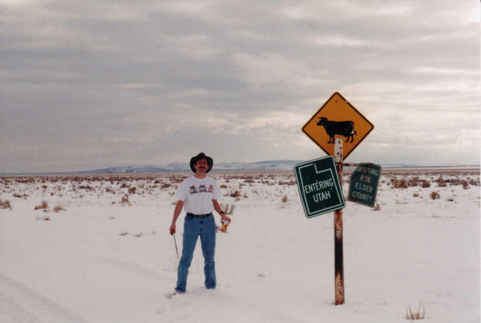 Early February 2001--foiled by snow