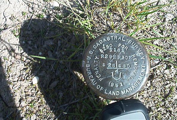 1951 Cadastral Suryey Marker @ Fence Corners