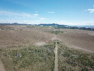 #9: View East, from 120m above the point