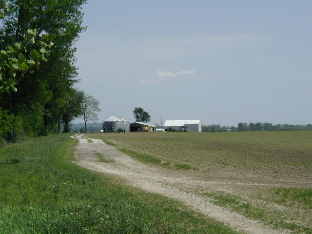 looking southeast from the confluence