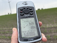 #6: GPS reading at the confluence point.