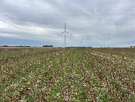 #5: A view to the west from the confluence, toward more turbines.