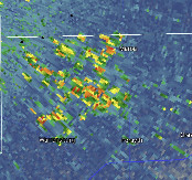 #8: An example screenshot showing Radford's Run Wind Farm's radar interference.