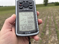 #6: GPS reading at the confluence point.