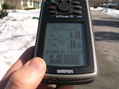 #2: GPS reading at the confluence point.