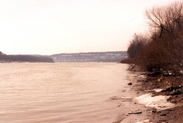 Looking downriver