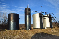 #11: Oil gathering facilities at Wabash Rd and Ranes Rd junction