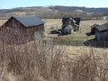 #8: Looking down on the Weber Farm from the southeast edge of the confluence pond.