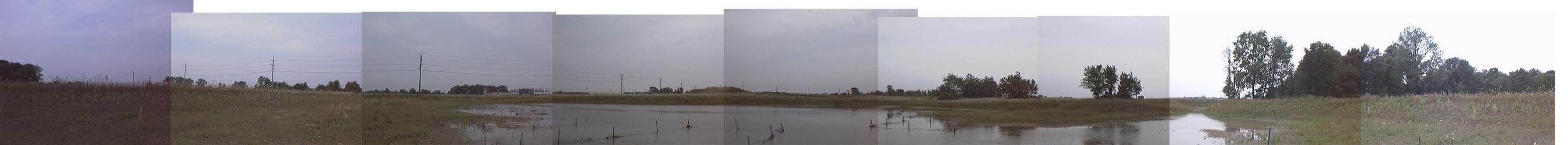 panoramic collage from the eastern bank