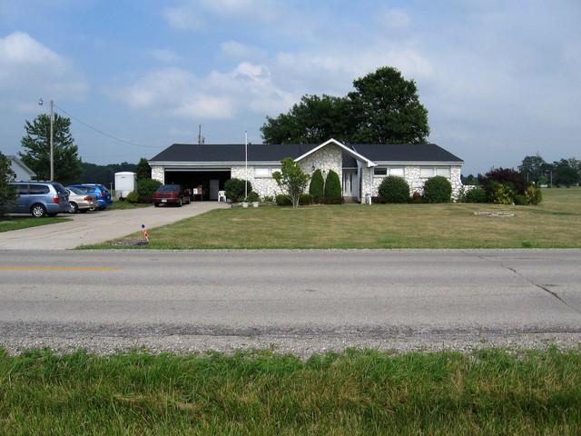 View east across the street.