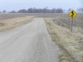 #6: Nearest road to the confluence, looking north from the starting point of the hike.