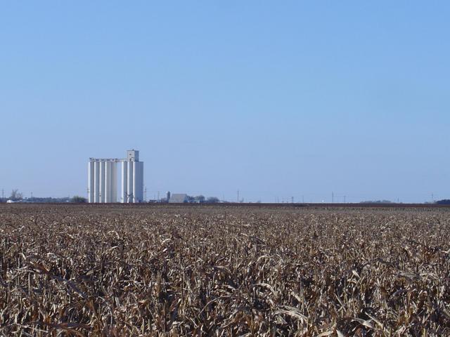 Looking northwest to the town of Whiteside