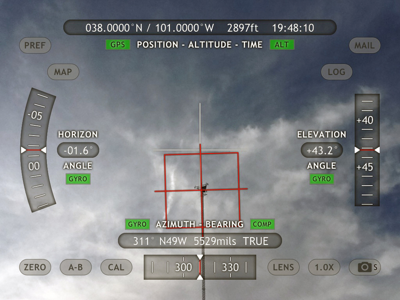 Top of tower as recorded by Theodolite. 